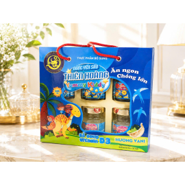 11 hộp yến Yummy Kiddy hương Vani 20% Thiên Hoàng (6 lọ/hộp) - Tặng 2 gói kẹo sâm