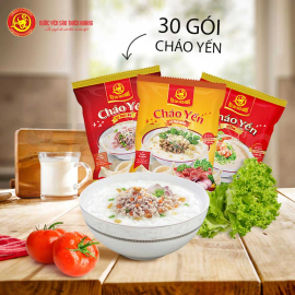 30 gói cháo yến Thiên Hoàng (hương vị ngẫu nhiên) - Tặng 6 lon nước yến 30 gói cháo yến Thiên Hoàng (hương vị ngẫu nhiên) - Tặng 6 lon nước yến