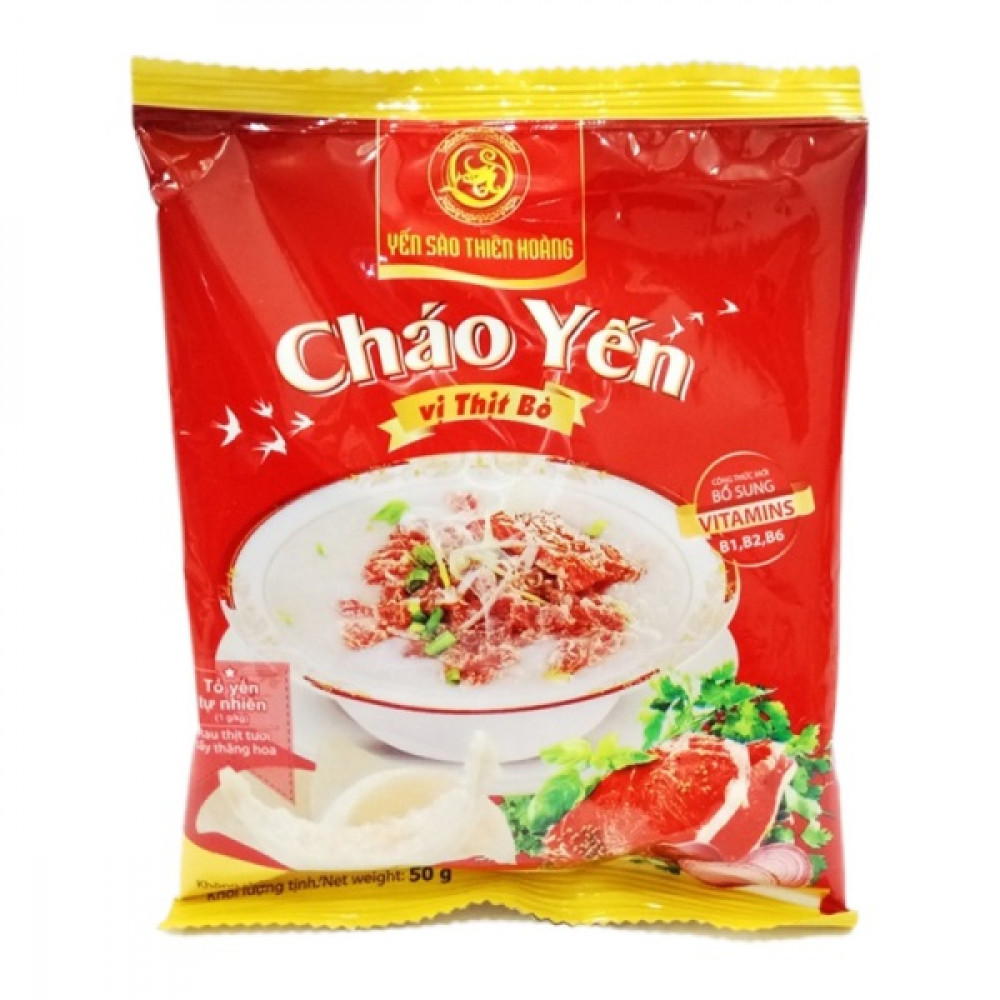 Cháo Yến vị thịt bò