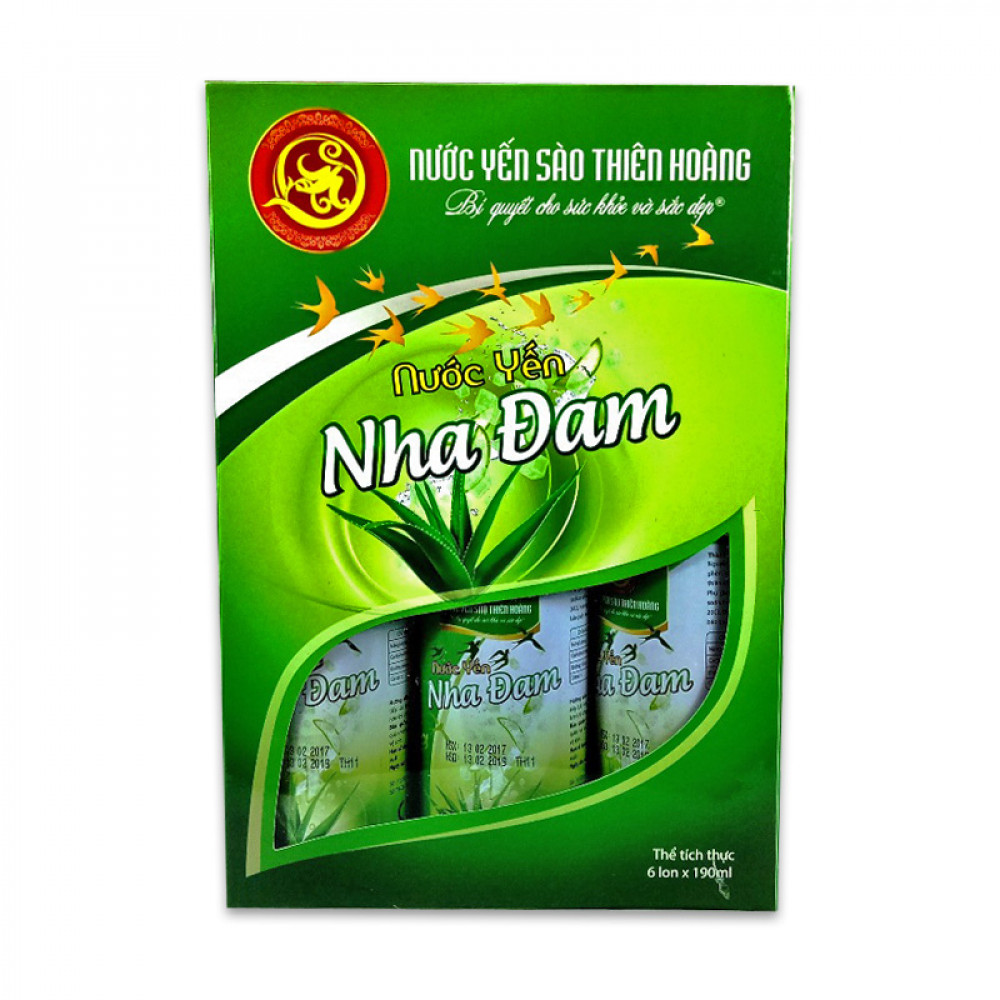 Nước Yến Nha Đam Hộp 6 Lon Nước Yến Nha Đam Hộp 6 Lon