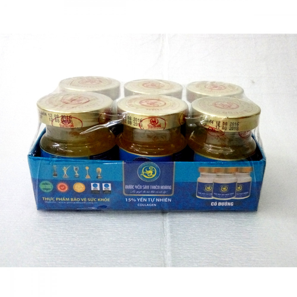 Nước Yến 15% Collagen Lốc 6 Lọ Nước Yến 15% Collagen Lốc 6 Lọ