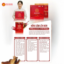 1 Hộp Nước Hồng Sâm Lên Men Hàn Quốc Fermented Korean Red Ginseng Plus (30 gói x 50ml) 1 Hộp Nước Hồng Sâm Lên Men Hàn Quốc Fermented Korean Red Ginseng Plus (30 gói x 50ml)