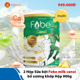 1 Hộp Sữa bột Fobe milk canxi bổ xương khớp Hộp 900g 1 Hộp Sữa bột Fobe milk canxi bổ xương khớp Hộp 900g