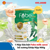 1 Hộp Sữa bột Fobe milk canxi bổ xương khớp Hộp 900g