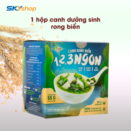 01 thùng Cháo Dưỡng Sinh Yến Mạch Tâm Minh (24 ly) 1 ly 43g - Tặng kèm 01 hộp Canh Dưỡng Sinh Rong Biển (1 hộp có 10 gói, mỗi gói 5,5g)