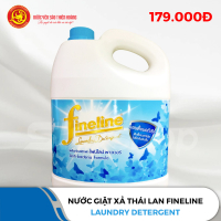 Bình nước giặt xả Thái Lan Fineline 3 lít màu xanh - Hàng chính hãng