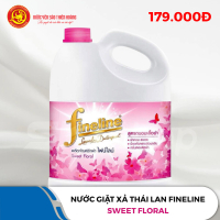 Bình nước giặt xả Thái Lan Fineline 3 lít màu hồng - Hàng chính hãng