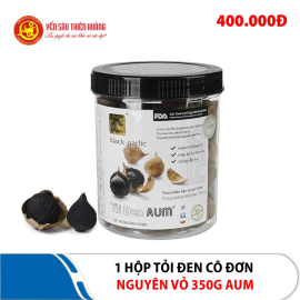 1 Hũ tỏi đen cô đơn nguyên vỏ AUM 350g - Hàng chính hãng
