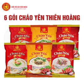 3 hộp Yến sào Thiên Hoàng 12% - Tặng 6 lon nước yến hương vị ngẫu nhiên + 06 gói cháo yến hương vị ngẫu nhiên 3 hộp Yến sào Thiên Hoàng 12% - Tặng 6 lon nước yến hương vị ngẫu nhiên + 06 gói cháo yến hương vị ngẫu nhiên