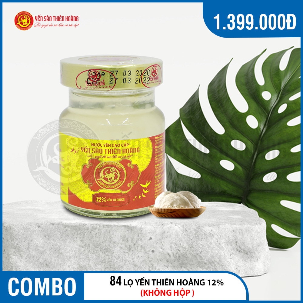 84 Lọ Yến Sào Thiên Hoàng 12% 84 Lọ Yến Sào Thiên Hoàng 12%