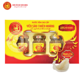 10 hộp yến sào Thiên Hoàng 12% (3 lọ/hộp) 10 hộp yến sào Thiên Hoàng 12% (3 lọ/hộp)