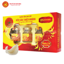10 hộp yến sào Thiên Hoàng 12% (3 lọ/hộp) 10 hộp yến sào Thiên Hoàng 12% (3 lọ/hộp)