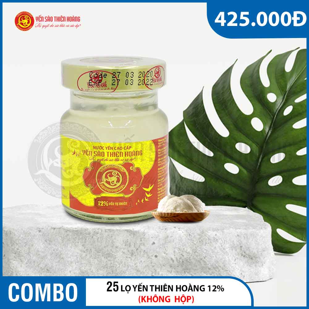 25 Lọ Yến Sào Thiên Hoàng 12% 25 Lọ Yến Sào Thiên Hoàng 12%