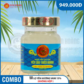 50 Lọ Yến Sào Thiên Hoàng 15% Hương Vani