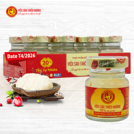 9 Lốc yến sào Thiên Hoàng 15% huyết yến đông trùng hạ thảo (8 lọ/lốc) 9 Lốc yến sào Thiên Hoàng 15% huyết yến đông trùng hạ thảo (8 lọ/lốc)