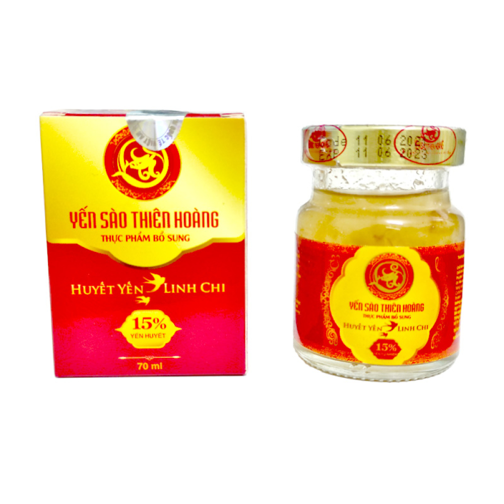 Nước Yến Sào Thiên Hoàng Huyết Yến Linh Chi 15%