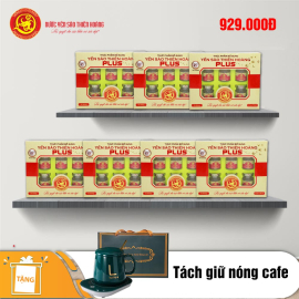 7 Hộp yến sào Thiên Hoàng 18% (6 lọ/hộp) - Tặng 1 tách giữ nóng cafe