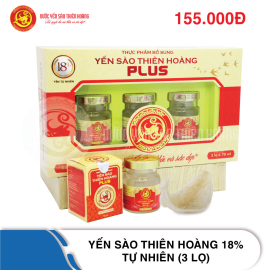 Nước Yến 18% Plus hộp 3 lọ
