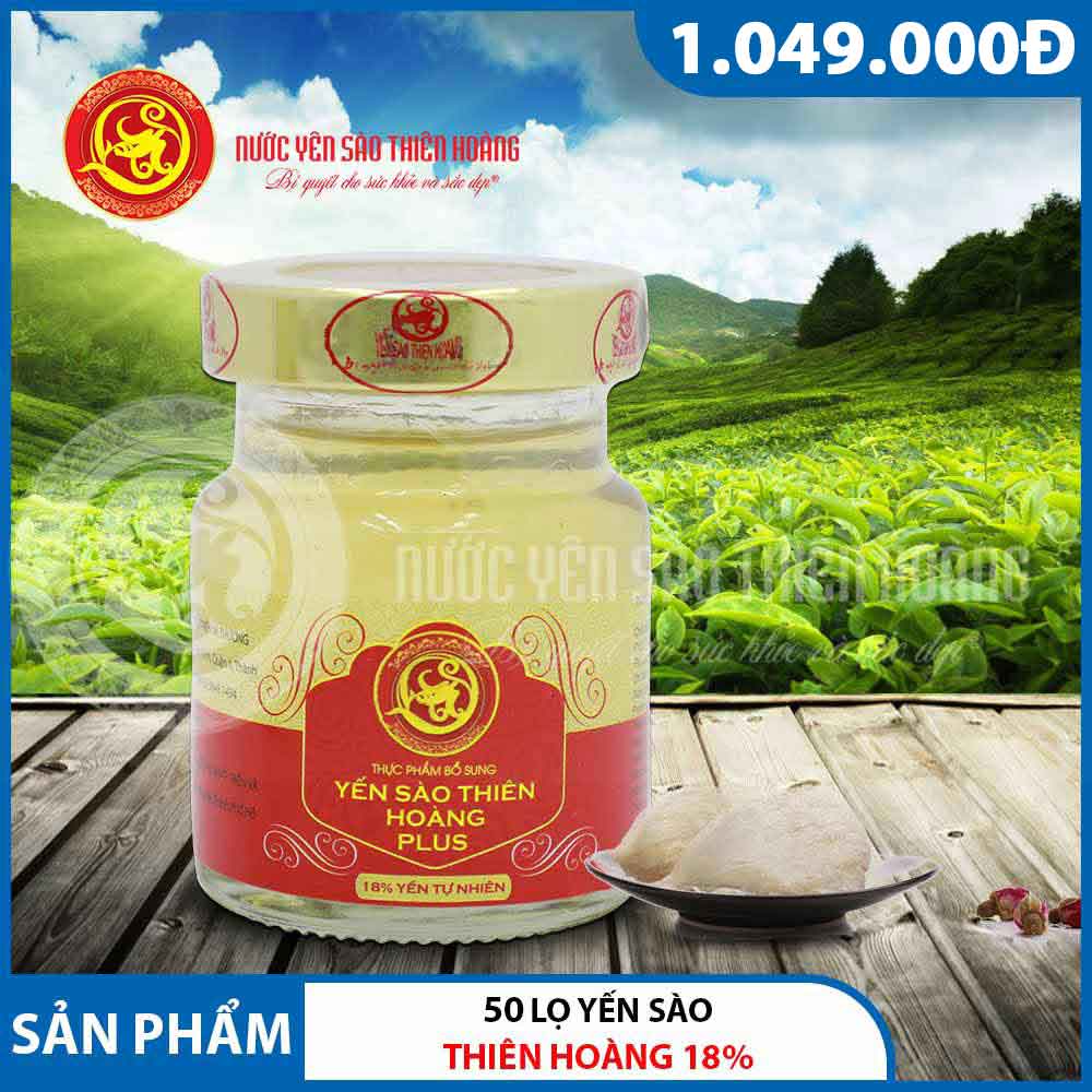 50 Lọ Yến Sào Thiên Hoàng 18%  50 Lọ Yến Sào Thiên Hoàng 18%