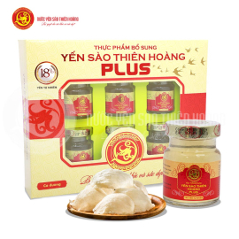 10 Hộp yến sào Thiên Hoàng 18% (6 lọ/hộp) - Tặng 3 hộp yến sào 18% (6 lọ/hộp) + 5 gói cháo yến Thiên Hoàng 10 Hộp yến sào Thiên Hoàng 18% (6 lọ/hộp) - Tặng 3 hộp yến sào 18% (6 lọ/hộp) + 5 gói cháo yến Thiên Hoàng