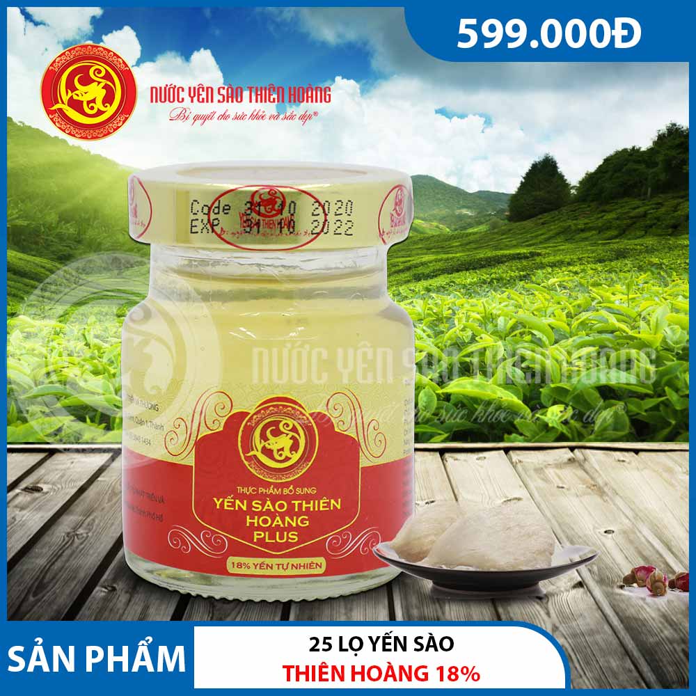 25 Lọ Yến Sào Thiên Hoàng 18%  25 Lọ Yến Sào Thiên Hoàng 18%
