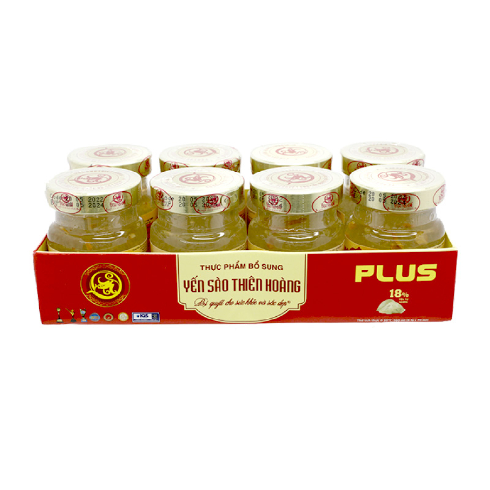 Nước Yến 18% Plus Lốc 8 lọ Nước Yến 18% Plus Lốc 8 lọ