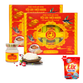 12 Hộp yến sào Thiên Hoàng 20% Hương tự nhiên (6 lọ/hộp) - Tặng 1 bịch nước giặt Lix (Giao Hồ Chí Minh) 12 Hộp yến sào Thiên Hoàng 20% Hương tự nhiên (6 lọ/hộp) - Tặng 1 bịch nước giặt Lix (Giao Hồ Chí Minh)