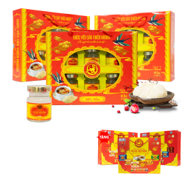 7 Hộp yến sào Thiên Hoàng 20% Hương tự nhiên (6 lọ/hộp) - Tặng 7 túi giấy Thiên Hoàng