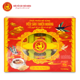 11 Hộp yến sào Thiên Hoàng 20% Hương tự nhiên (6 lọ/hộp) - Tặng 1 hộp yến sào Đông Trùng Hạ Thảo 20% 11 Hộp yến sào Thiên Hoàng 20% Hương tự nhiên (6 lọ/hộp) - Tặng 1 hộp yến sào Đông Trùng Hạ Thảo 20%