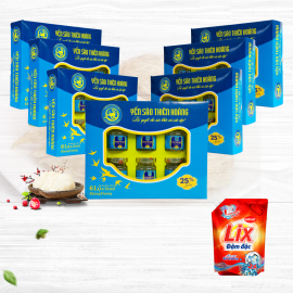 12 hộp yến sào Thiên Hoàng 25% không đường (6 lọ/hộp) - Tặng 1 bịch nước giặt Lix 3.2kg màu đỏ (Giao Hồ Chí Minh) 12 hộp yến sào Thiên Hoàng 25% không đường (6 lọ/hộp) - Tặng 1 bịch nước giặt Lix 3.2kg màu đỏ (Giao Hồ Chí Minh)