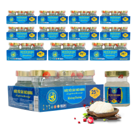 12 Lốc yến sào Thiên Hoàng 25% không đường (6 lọ/lốc) 12 Lốc yến sào Thiên Hoàng 25% không đường (6 lọ/lốc)