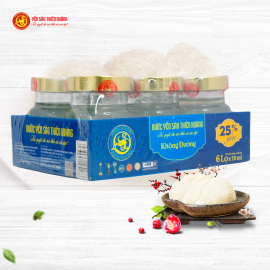 12 Lốc yến sào Thiên Hoàng 25% không đường (6 lọ/lốc) 12 Lốc yến sào Thiên Hoàng 25% không đường (6 lọ/lốc)
