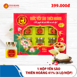 1 Hộp yến sào Thiên Hoàng 41% (6 lọ/hộp)