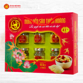 12 Hộp yến sào Thiên Hoàng 41% (6 lọ/hộp) 12 Hộp yến sào Thiên Hoàng 41% (6 lọ/hộp)