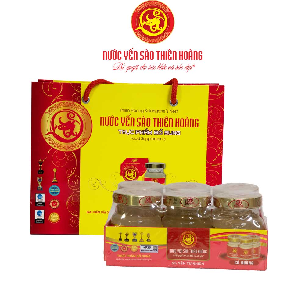 Nước Yến 5% Lốc 6 Lọ Có Đường Nước Yến 5% Lốc 6 Lọ Có Đường