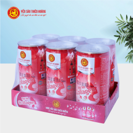 3 Lốc nước yến collagen (6 lon/lốc) + 3 Lốc nước yến tự nhiên (6 lon/lốc)