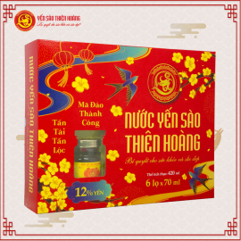 14 Hộp Yến xuân Thiên Hoàng 12% (6 lọ/hộp) - Tặng 14 túi giấy