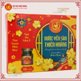 14 Hộp yến xuân Thiên Hoàng 18% (6 lọ/hộp)