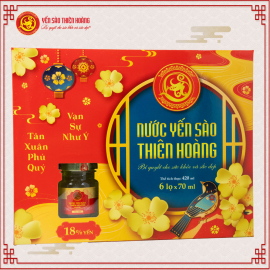 14 Hộp yến xuân Thiên Hoàng 18% (6 lọ/hộp)
