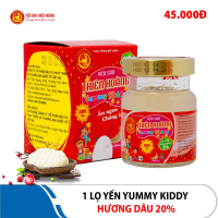 Lọ yến Yummy Kiddy hương dâu 20% Thiên Hoàng